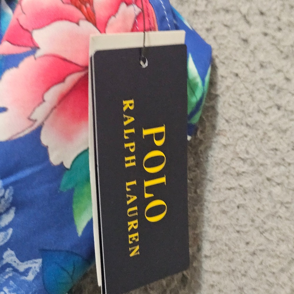 Polo Ralph Lauren 5.75"‎ Traveler Classic Swim Trunks Blue Men's Size Large NWT - Picture 6 of 9